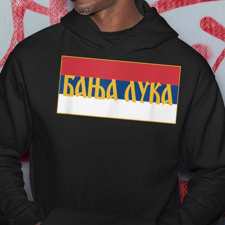 Banja Luka Rs Republic Srpska Serbian Flag Trobojka S Kapuzenpullover Lustige Geschenke