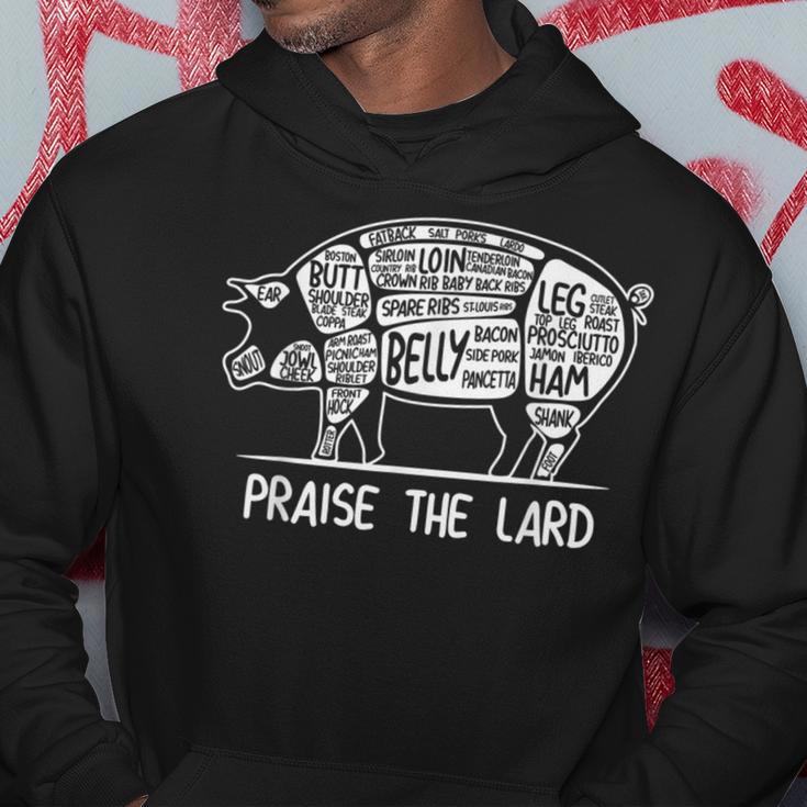 Barbecue Father Grilling Praise The Lard BaconHoodie Unique Gifts