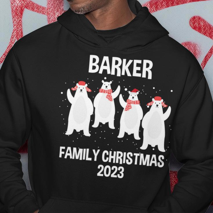 Barker Family Name Barker Family Christmas Hoodie Funny Gifts