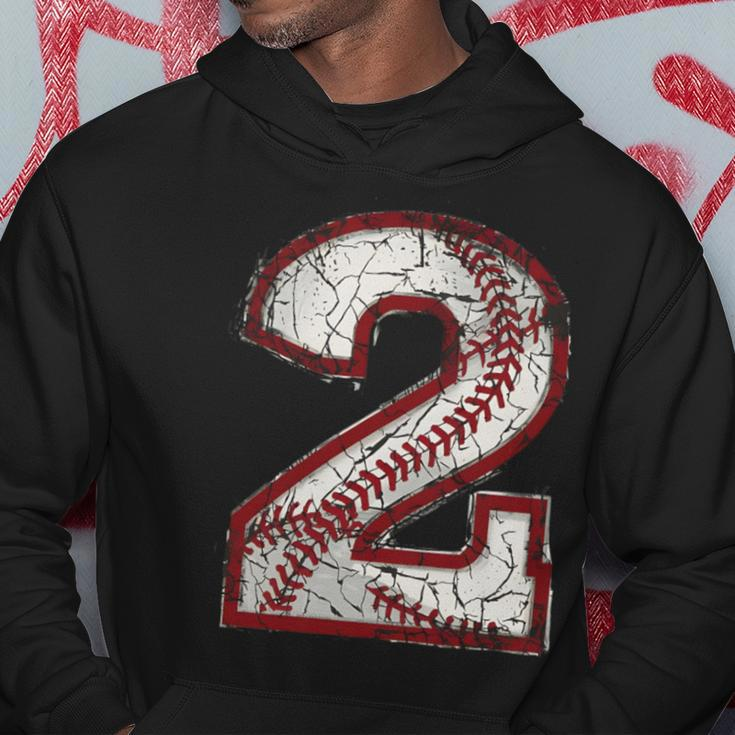 Baseball Jersey Number 2 Vintage Hoodie Unique Gifts