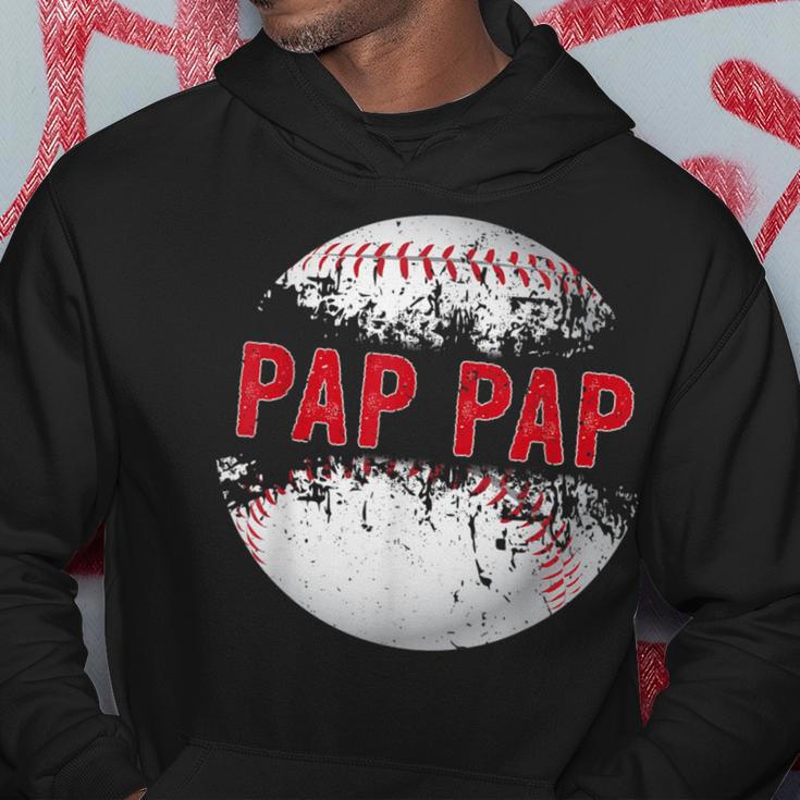 Baseball Softball Lover Ball Pap Pap Father's Day Dad Papa Hoodie Unique Gifts