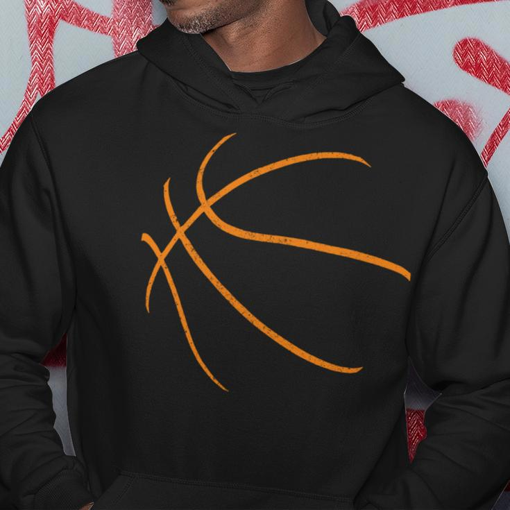 Basketball Silhouette Bball Player Coach Sports Baller Hoodie Unique Gifts
