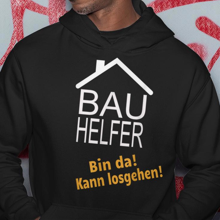 Bauhelfer Ohne Mich Läuft Hier Nix Bauherr Bauen Topping Party Hoodie Lustige Geschenke