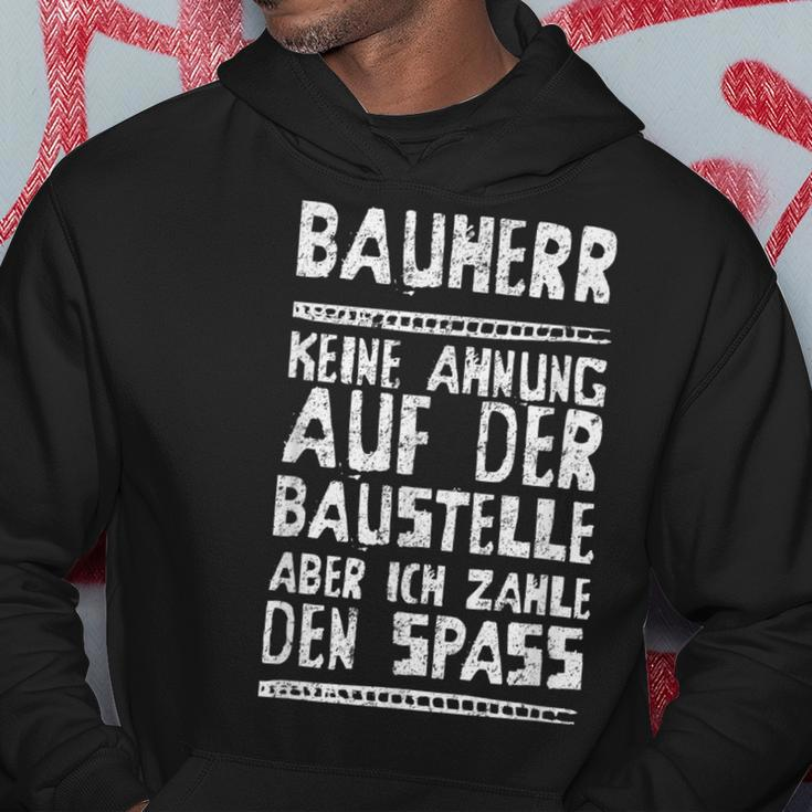 Bauherr Eigenheim Und Hausbau Hoodie Lustige Geschenke