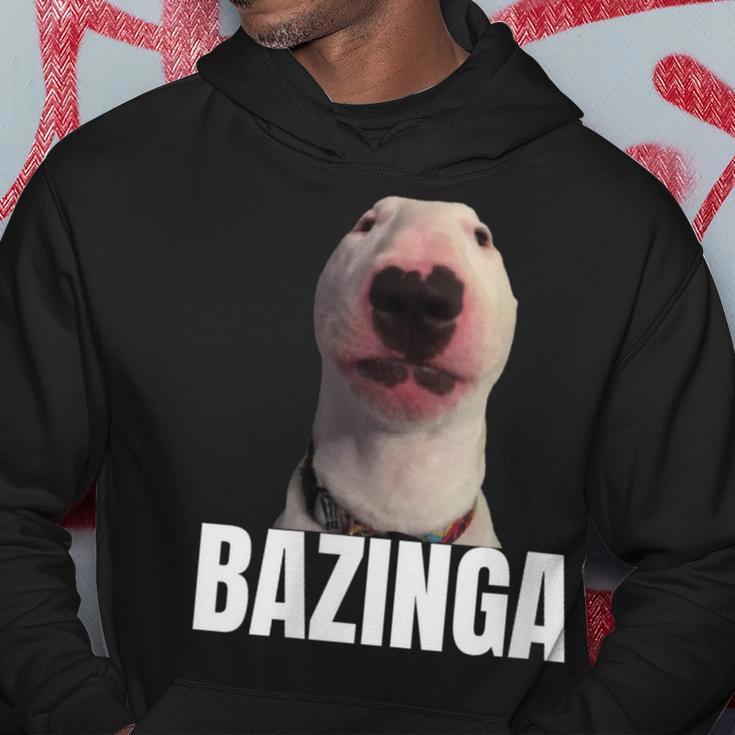 Bazinga Cringe Meme Dog Genz Trendy Nager Slang Hoodie Unique Gifts