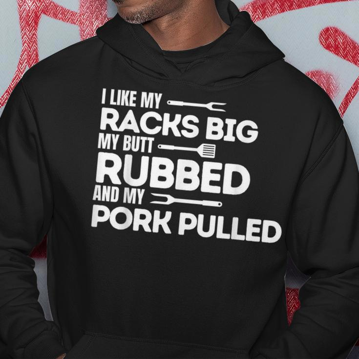 Bbq Barbecue Grilling Butt Rubbed Pork Pulled Pitmaster Dad Hoodie Unique Gifts