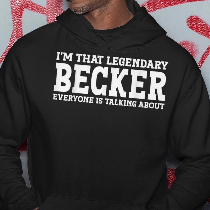 Becker Surname Team Family Last Name Becker Hoodie Funny Gifts