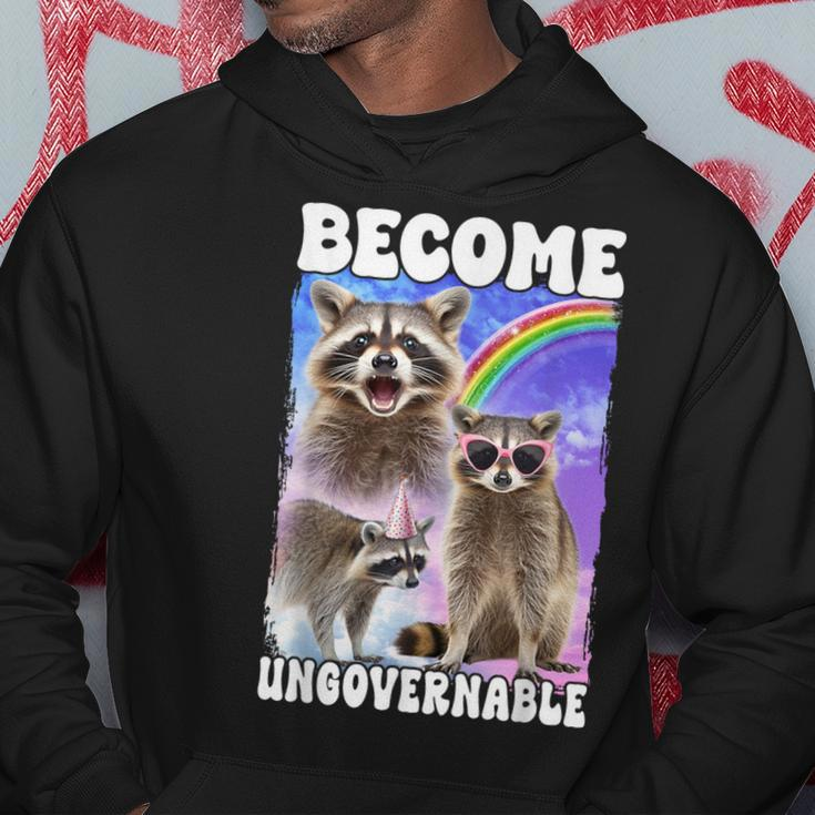 Become Ungovernable Raccoon Internet Culture Hoodie Unique Gifts