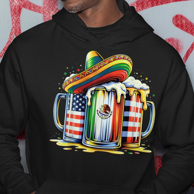 Beer Mexican Usa Flag Cinco De Mayo Drinking Party Women Hoodie Funny Gifts