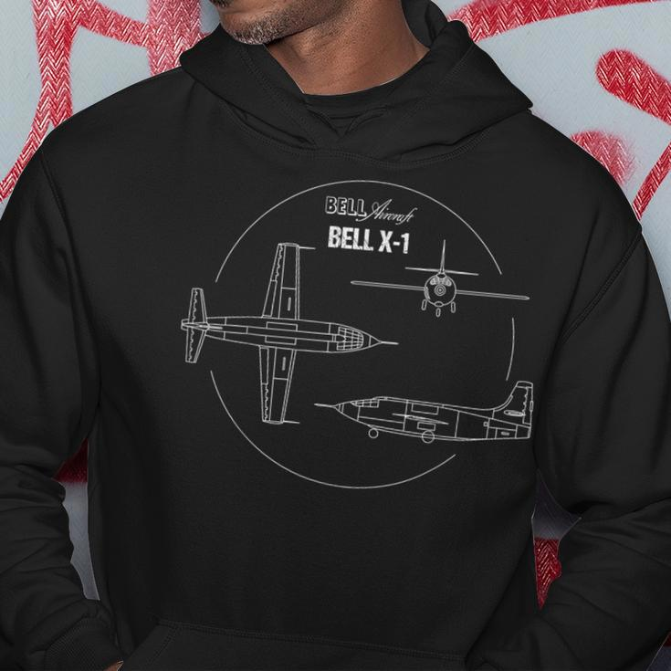 Bell X-1 Supersonic Aircraft Sound Barrier Rocket Hoodie Unique Gifts