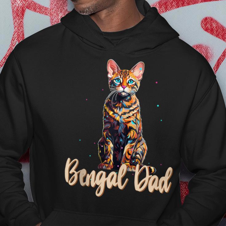 Bengal Katzen-Papa Cat Dad Daddy Father Haustiere Familie Kapuzenpullover Lustige Geschenke