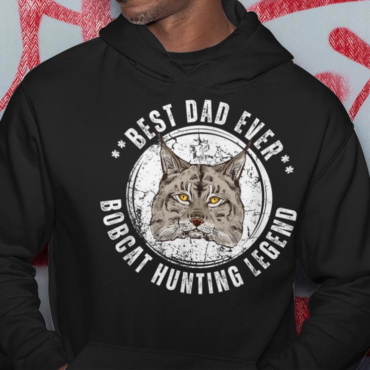 Best Bobcat Hunting Dad Fathers Day Dads Birthday Hoodie Unique Gifts