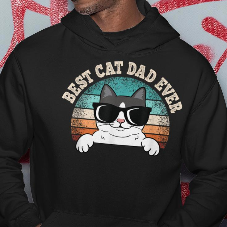 Best Cat Dad Ever Cat Lover Cat Owner Men Hoodie Personalized Gifts