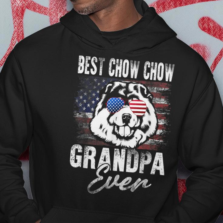 Best Chow Chow Dad Ever American Flag Hoodie Unique Gifts