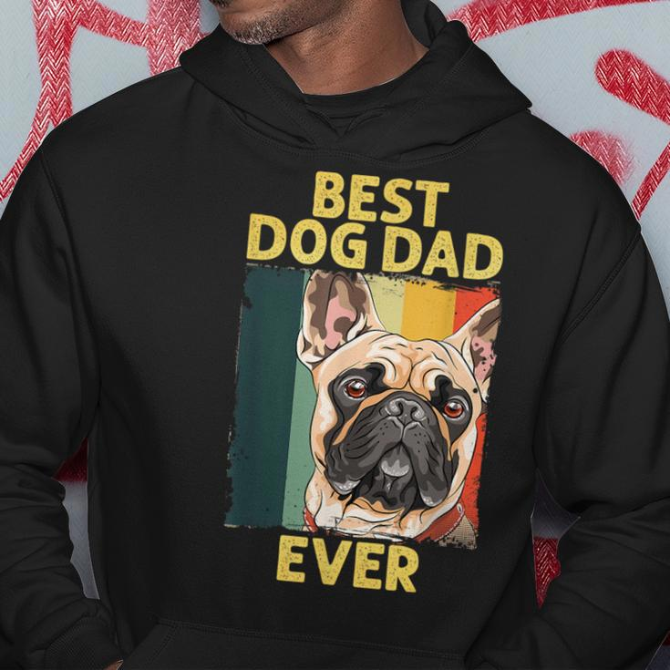 Best Dog French Bulldog Dad Ever For Father's Day Hoodie Unique Gifts