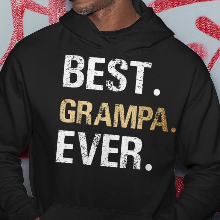 Best Grampa Graphic Grampa From Granddaughter Grandson Hoodie Unique Gifts