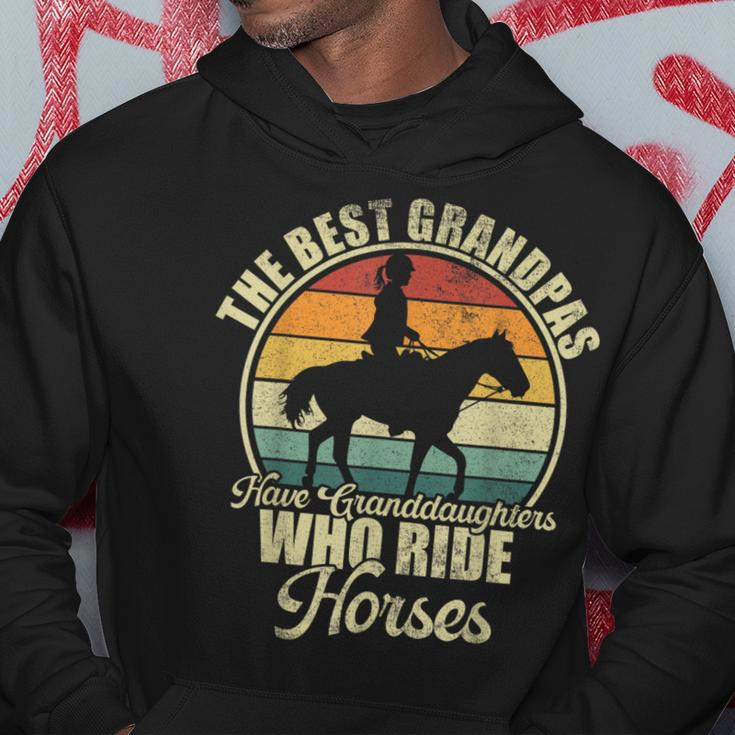 The Best Grandpas Have Granddaughter Who Ride Horses Hoodie Unique Gifts