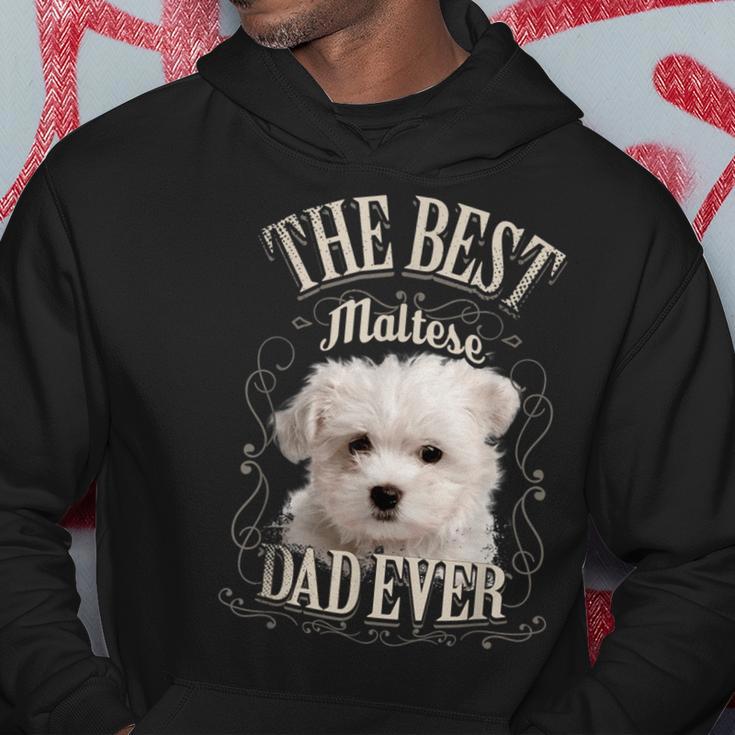 Best Maltese Dad All Maltese Dog intage Kapuzenpullover Lustige Geschenke