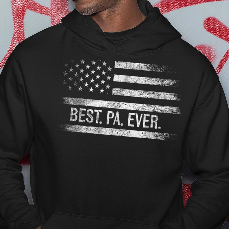 Best Pa Ever American Flag Pa Father's Day Hoodie Funny Gifts