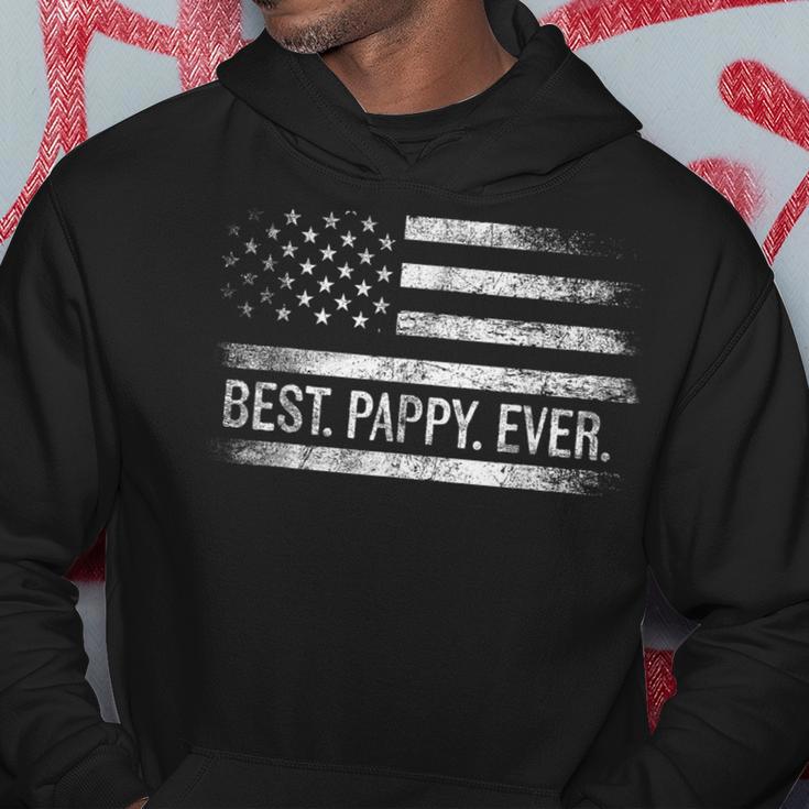 Best Pappy Ever American Flag Pappy Father's Day Hoodie Unique Gifts