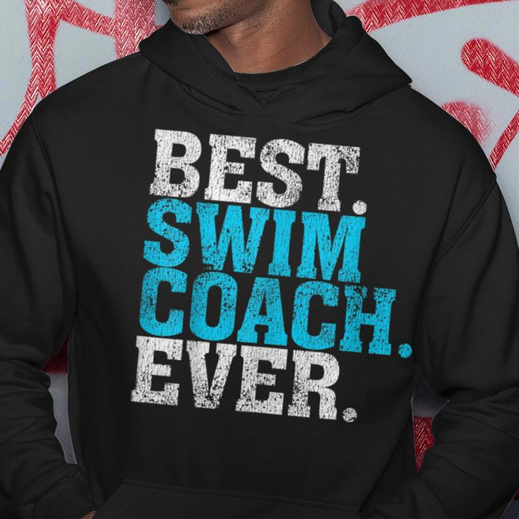 Best Swim Coach Ever Swim Coach Hoodie Unique Gifts