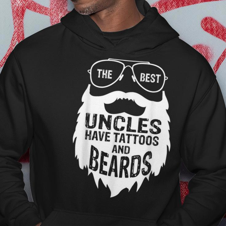 Best Uncles Beards Tattoos Husband Mens Hoodie Unique Gifts