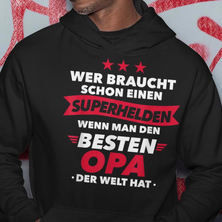 Beste Opa Superheld Hoodie, Humorvolles Design für Großväter Lustige Geschenke