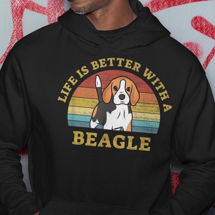 Bester Beagle Retrointage Dog Puppy Lover Kapuzenpullover Lustige Geschenke