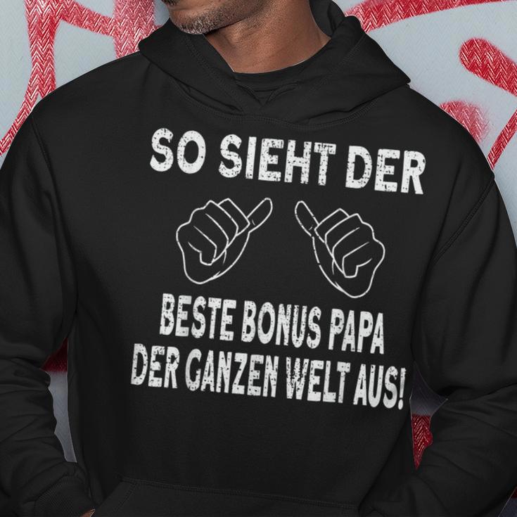 Bester Bonus Papa Der Welt Bonuspapa S Kapuzenpullover Lustige Geschenke