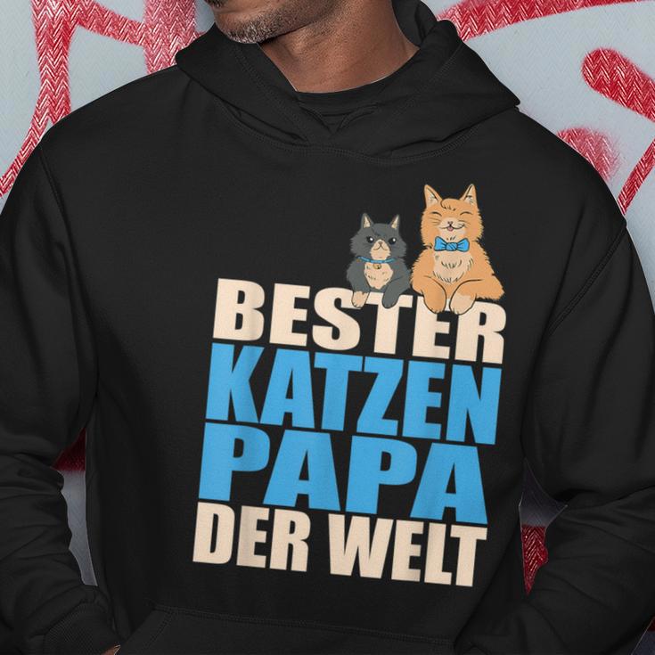 With Bester Katzenpapa Der Welt Kapuzenpullover Lustige Geschenke