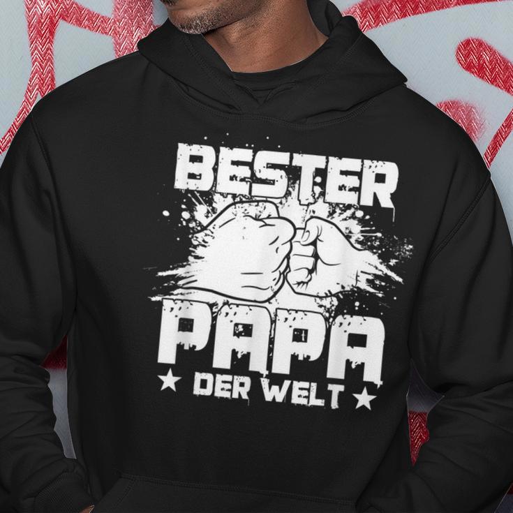 Bester Papa Der Welt Fist Greeting Kapuzenpullover Lustige Geschenke