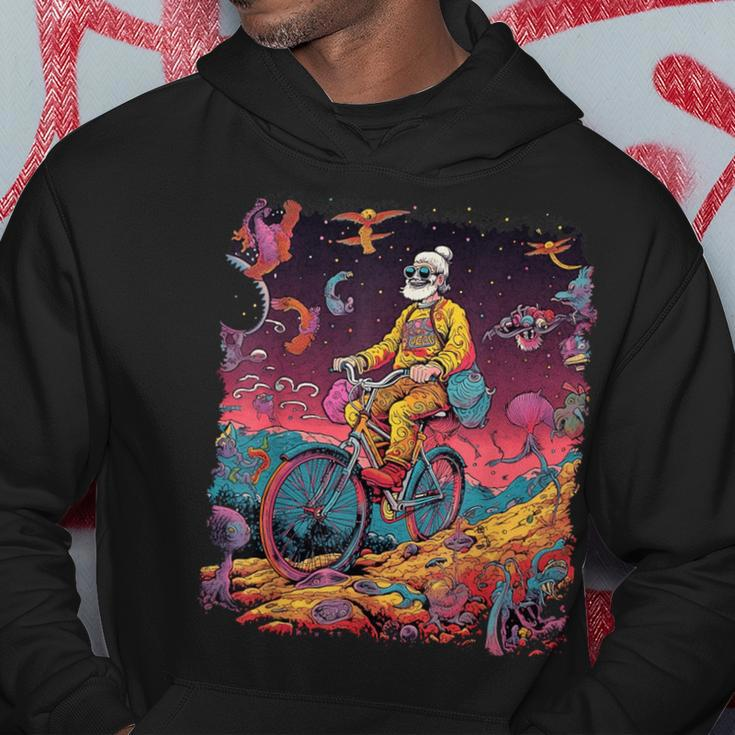 Bicycle Day Hofmann Trip Psychedelic Comic Style Hippie Hoodie Unique Gifts