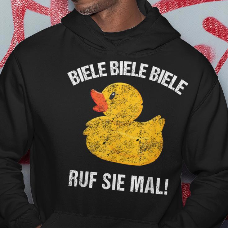 Biele Biele Biele Ruf Sie Mal Lüstige Ente Black Hoodie Lustige Geschenke