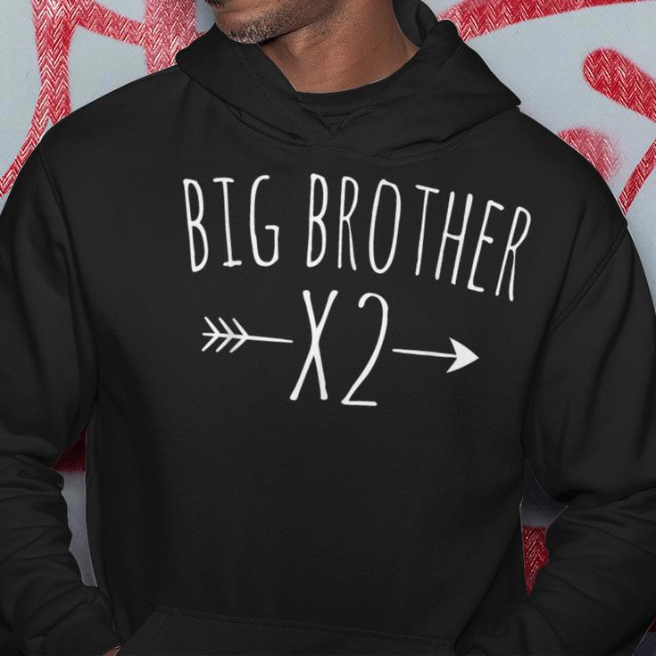 Big Brother X2 Big Bro Again Arrow Sibling Boys Hoodie Personalized Gifts