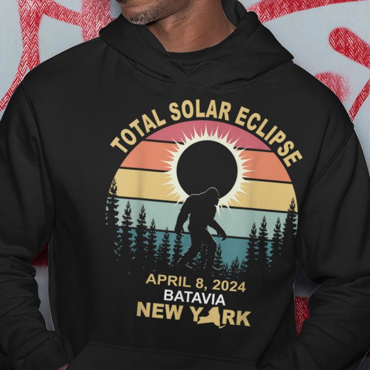 Bigfoot Batavia New York Total Solar Eclipse 2024 Hoodie Unique Gifts