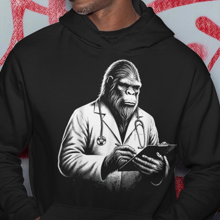 Bigfoot Doctor Sasquatch Vintage Dr Bigfoot Medical Hoodie Unique Gifts