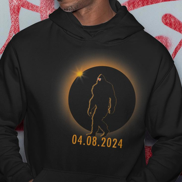 Bigfoot Total Solar Eclipse 2024 Sasquatch Totality Hoodie Personalized Gifts