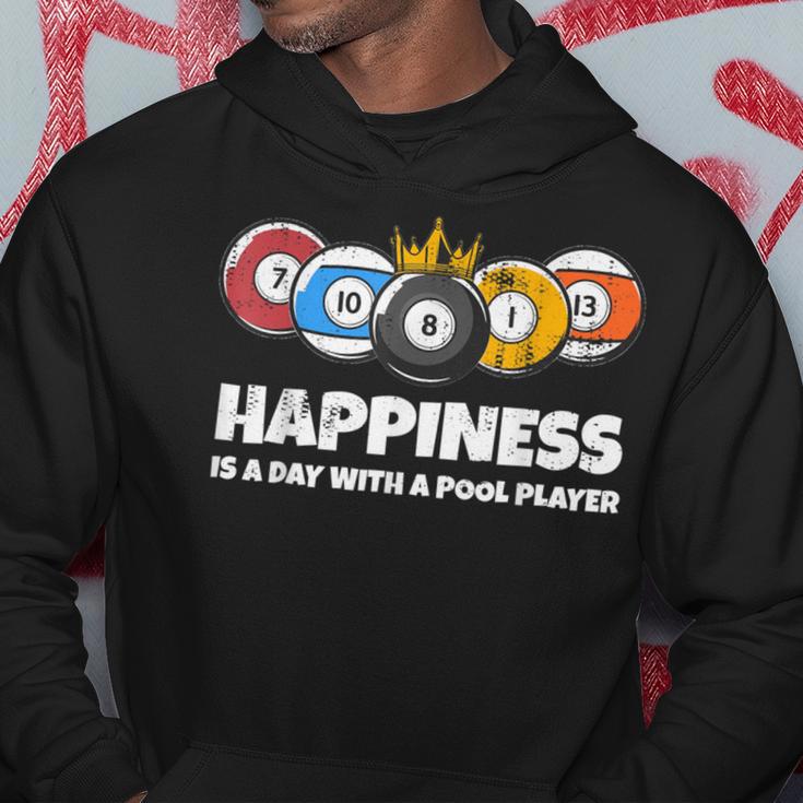 Billiards Or Billard Pool Player Happiness Billiard Hoodie Unique Gifts