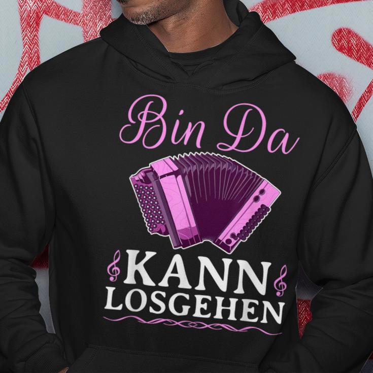 Bin Da Kann Losgehen Styrian Harmonica Squeeze S Hoodie Lustige Geschenke