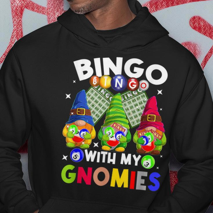 Bingo With My Gnomies Gambling Bingo Player Gnome Buddies Hoodie Personalized Gifts