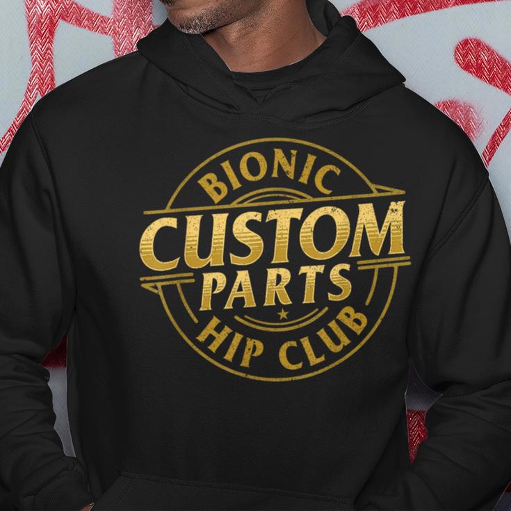 Bionic Hip Club Get Well Hip Replacement Surgery Recovery Hoodie Unique Gifts