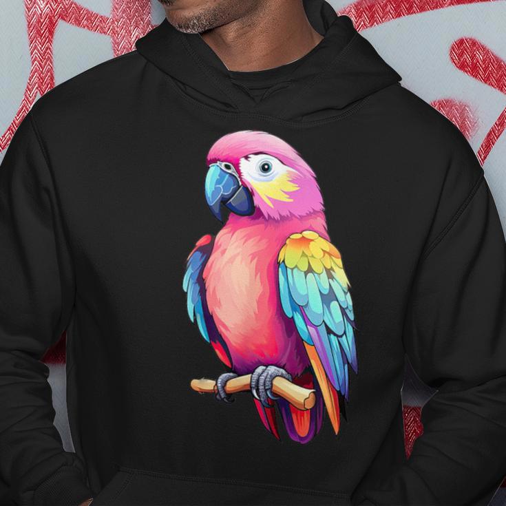 Bird Colourful Parrot Blue Hoodie Lustige Geschenke