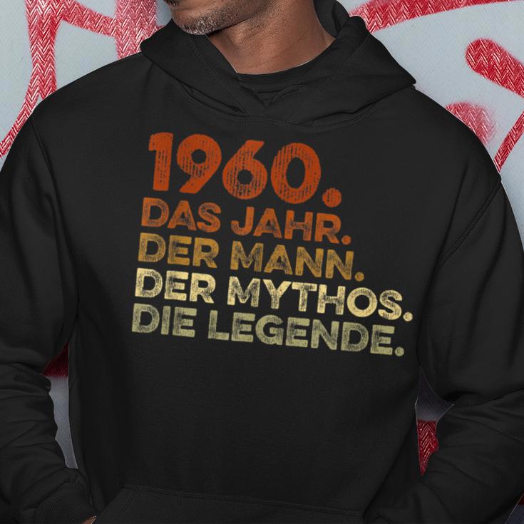 Birthday Vintage 1960 Man Myth Legend Hoodie Lustige Geschenke