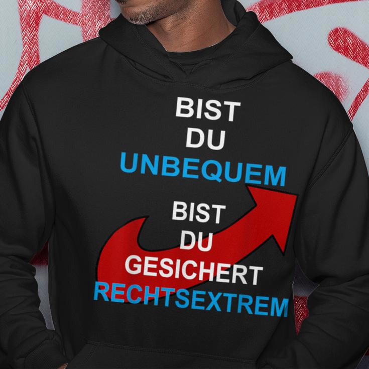 Bist Du Unbequem Bist Du Gesicher Hoodie Lustige Geschenke