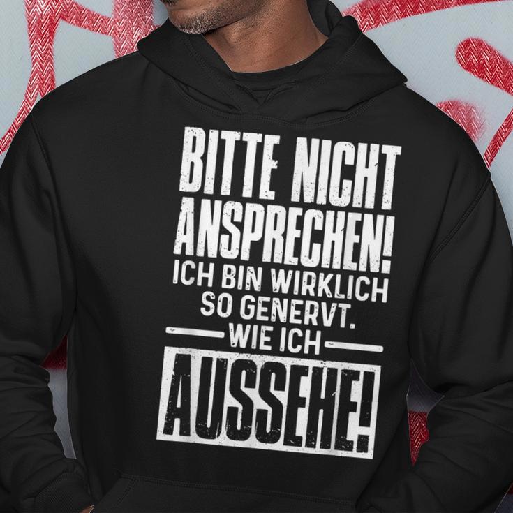 Bitte Nicht Anspeen German Ich Bin Relich So Genervt Hoodie Lustige Geschenke