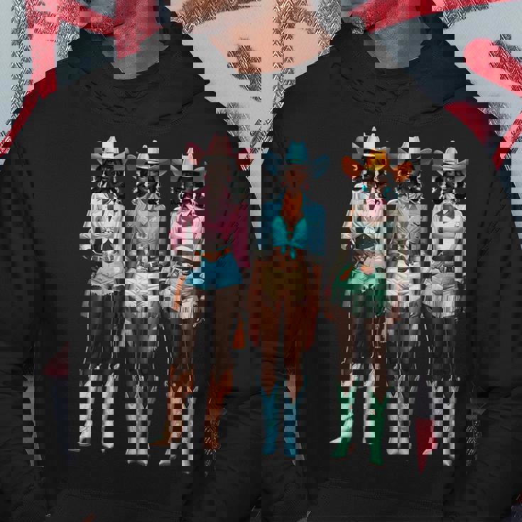Black Cowgirl Melanin Rodeo Texas Black History Hoodie Funny Gifts