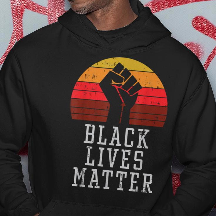 Black Lives Matter Raised Fist Melanin African History Pride Hoodie Unique Gifts
