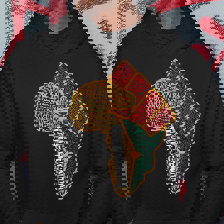 Black History Junenth Black Freedom 1865 African American Hoodie Unique Gifts