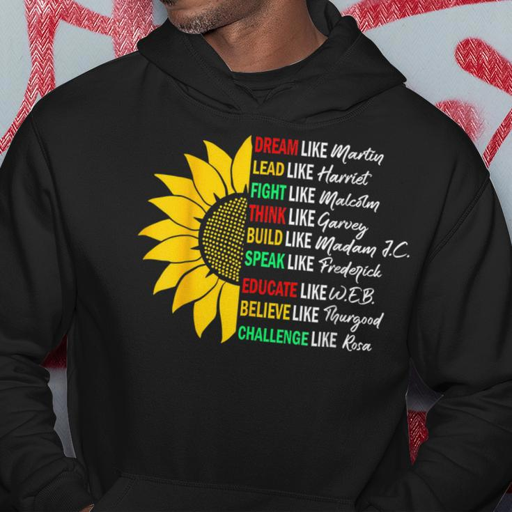 Black History Pride Black Afro African Martin Hoodie Funny Gifts