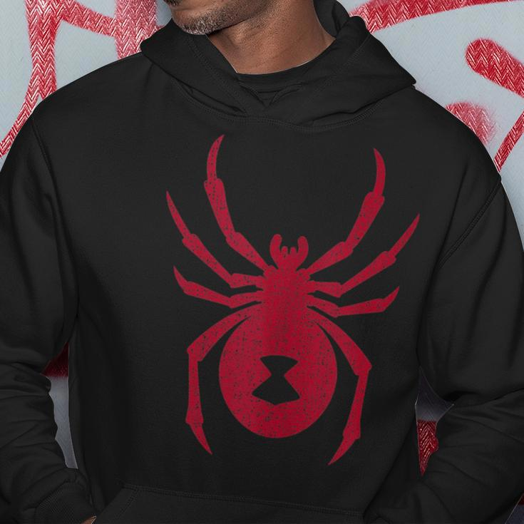 Black Widow Spider Distressed Graphic Hoodie Unique Gifts